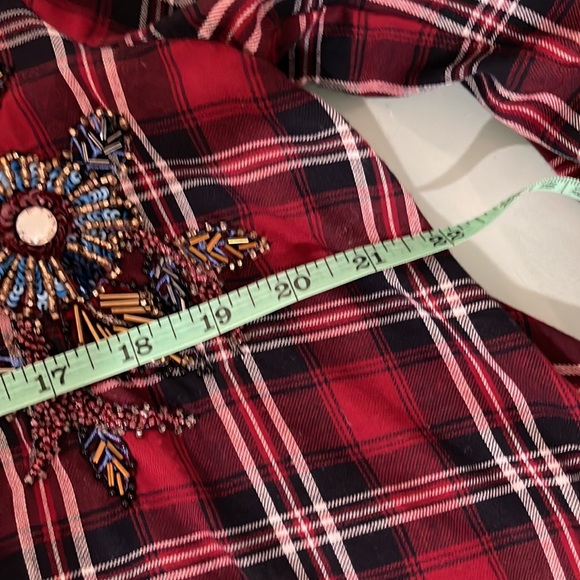 Maternity Autumn/Spring Embroidery Denim Mini Dress/Shirt - Picture 7 of 7